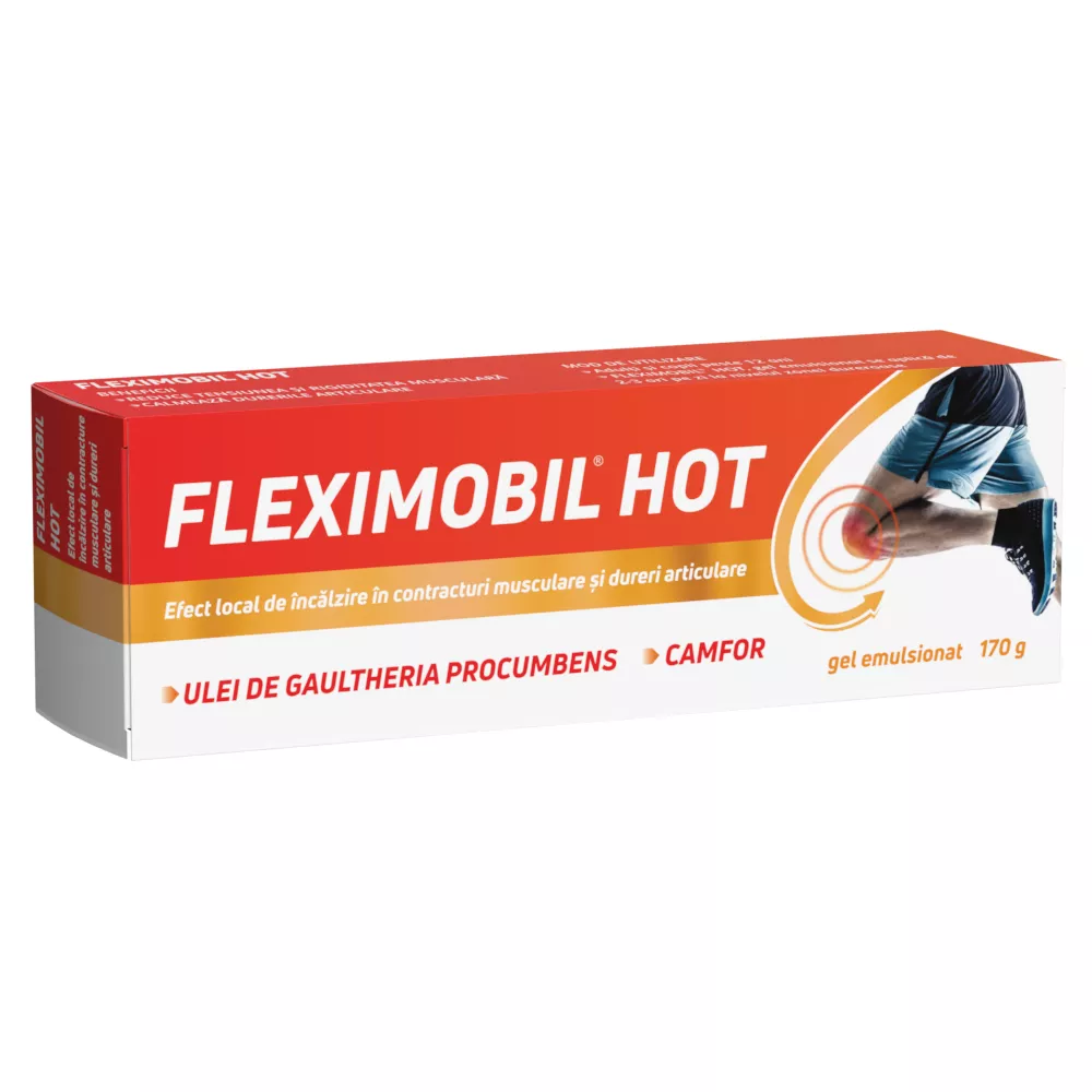 Fleximobil Hot, gel emulsionat, 170g