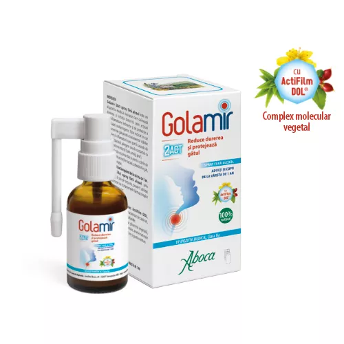 Golamir 2Act spray fără alcool, 30ml