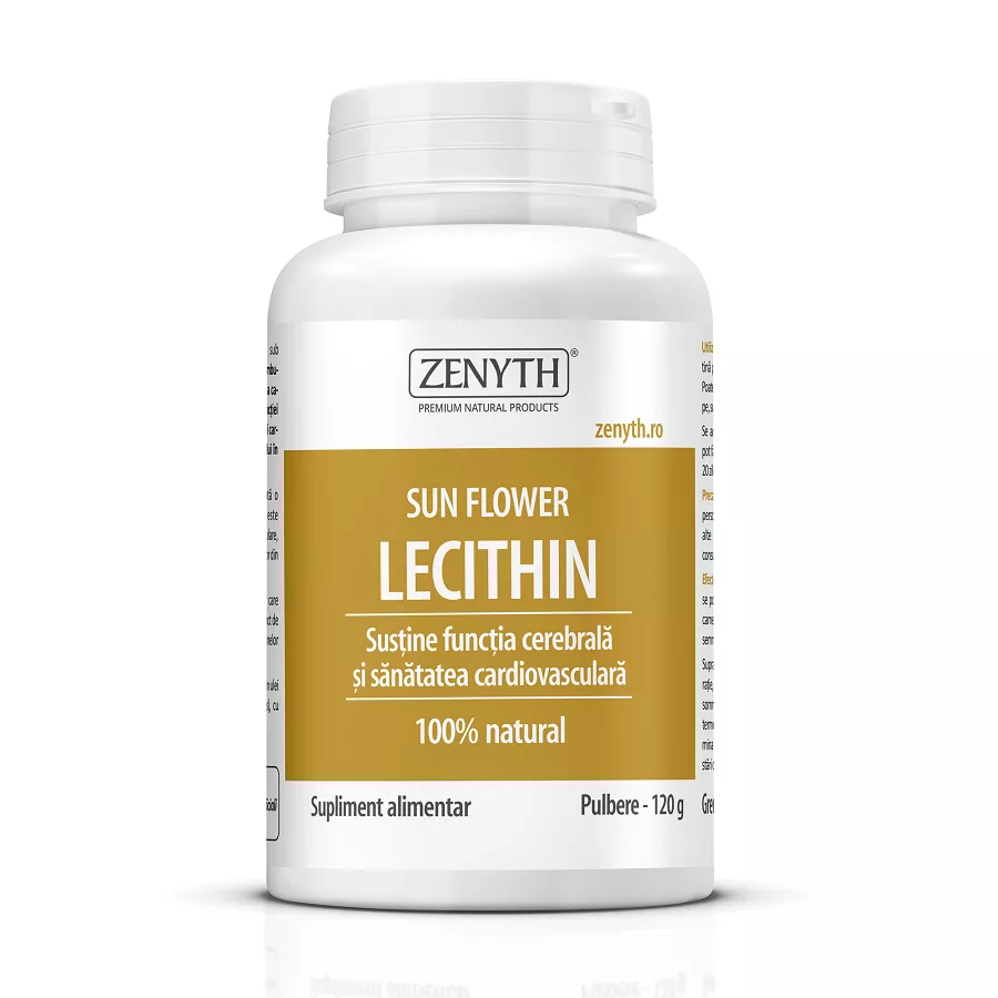 Lecithin, 120g pulbere, Zenyth