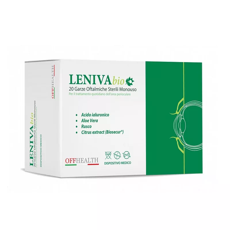 Leniva Bio, șervețele oftalmice unică folosință, OFF Italia
