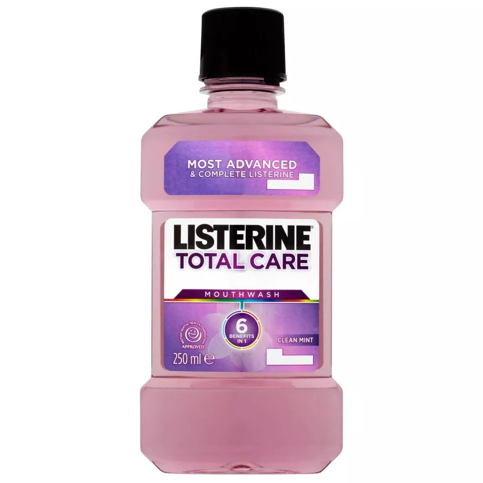Listerine apă de gură total care clean mint  250ml, Listerine