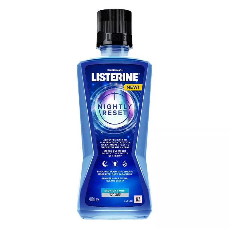 Listerine apă de gură advanced nightly reset 400ml, Listerine