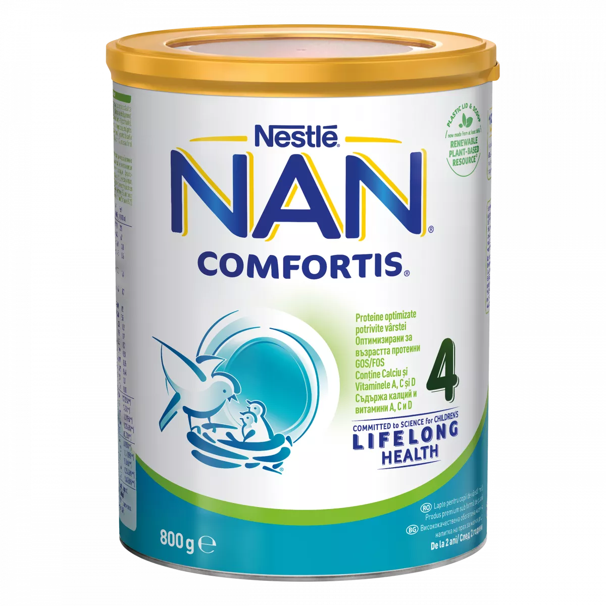 Nestle Nan 4 Comfortis 800g, de la 2 ani