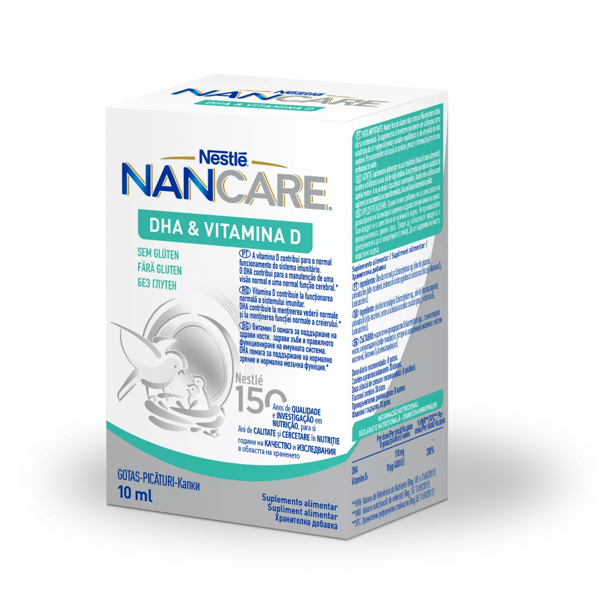 Nestle NanCare DHA Vitamina D 10ml