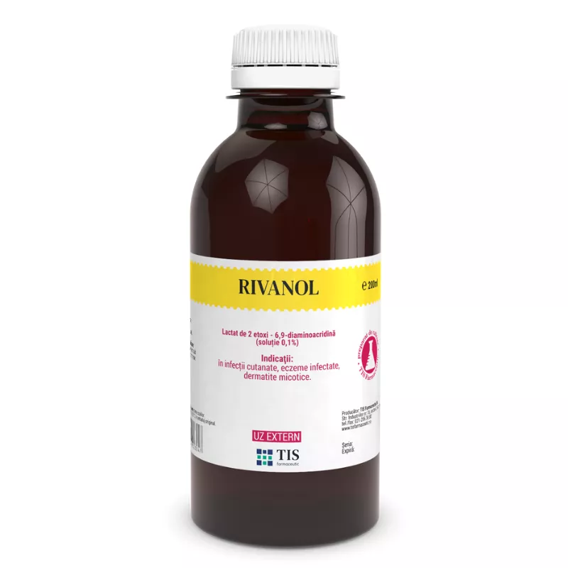 Rivanol 0.1% 200ml Tis (elaborare)