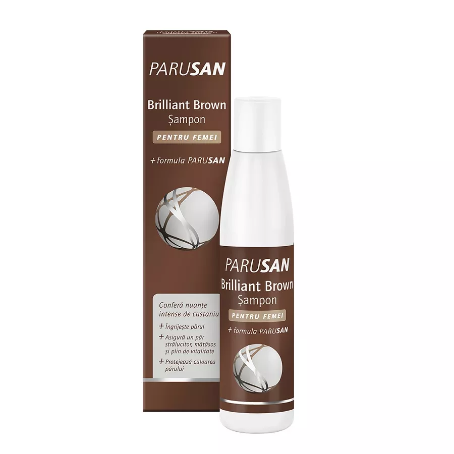 Șampon Parusan Brilliant Brown, 200 ml, Theiss Naturwaren