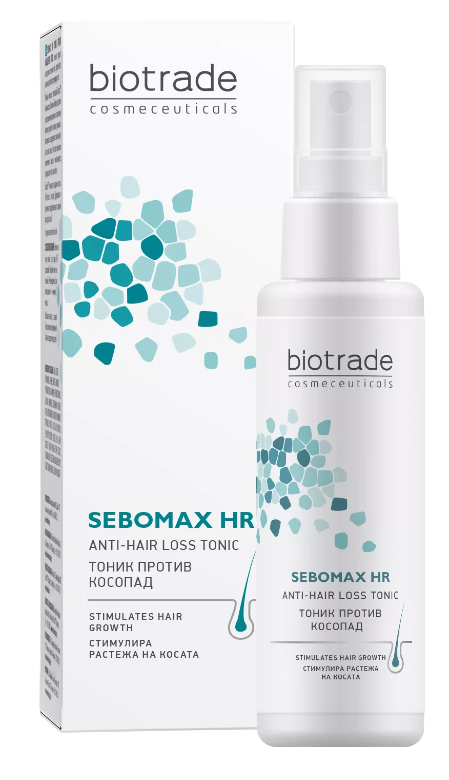 Sebomax HR tonic stimulator împotriva căderii părului,  75ml