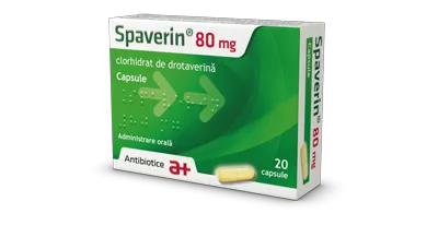 Spaverin 80 mg, 20 capsule, Antibiotice