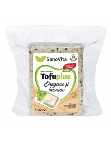 Tofu cu busuioc și oregano, sterilizat, 200g, SanoVita
