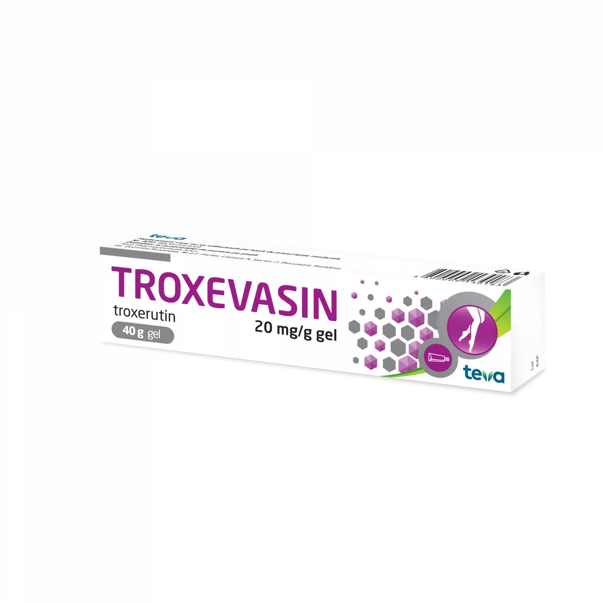 Troxevasin gel 2%, 40 mg, Actavis