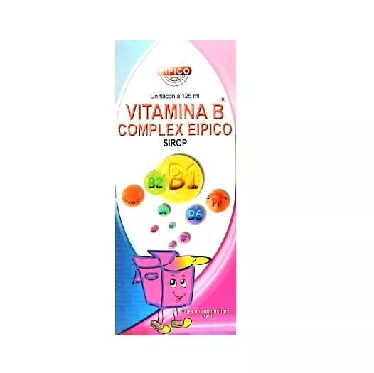 Vitamina B complex sirop, 125ml, Eipico