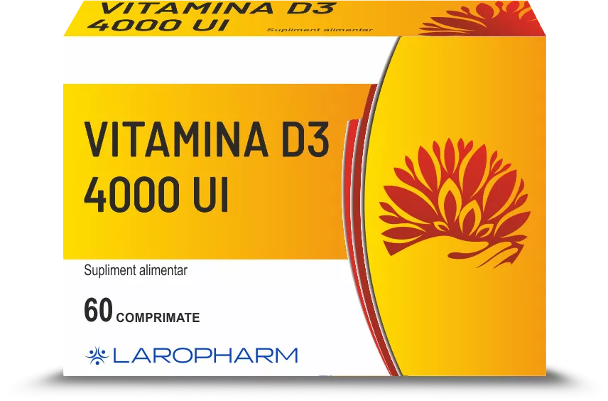 Vitamina D3 4000UI 60 comprimate