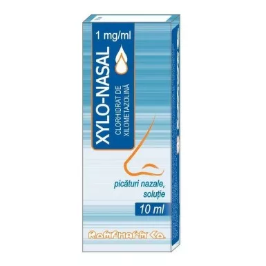 Xylo-nasal picături 1mg/ml, 10ml, Rompharm
