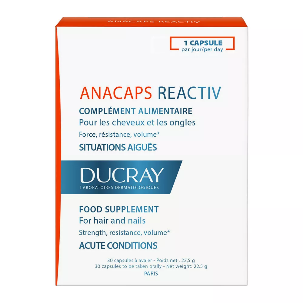 DUCRAY-ANACAPS REACTIV X 30 CPS CAPSULE  PIERRE FABRE, [],larafarm.ro