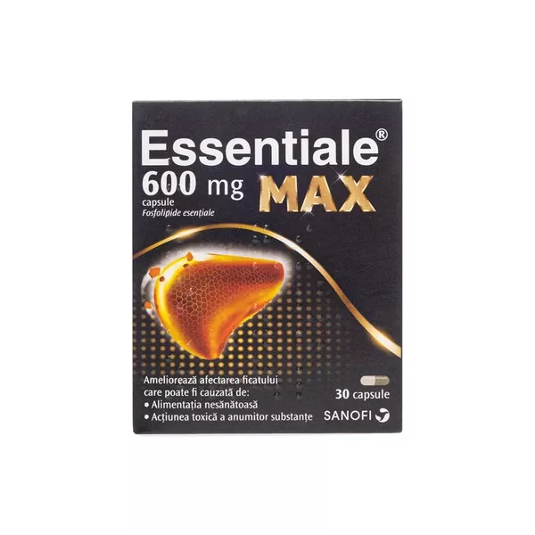 ESSENTIALE MAX 600 mg X 30 CAPS. OPELLA HEALTHCARE RO, [],larafarm.ro