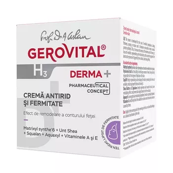 GEROVITAL H3 DERMA-CREMA ANTIRID SI FERMITATE X 50ML, [],larafarm.ro