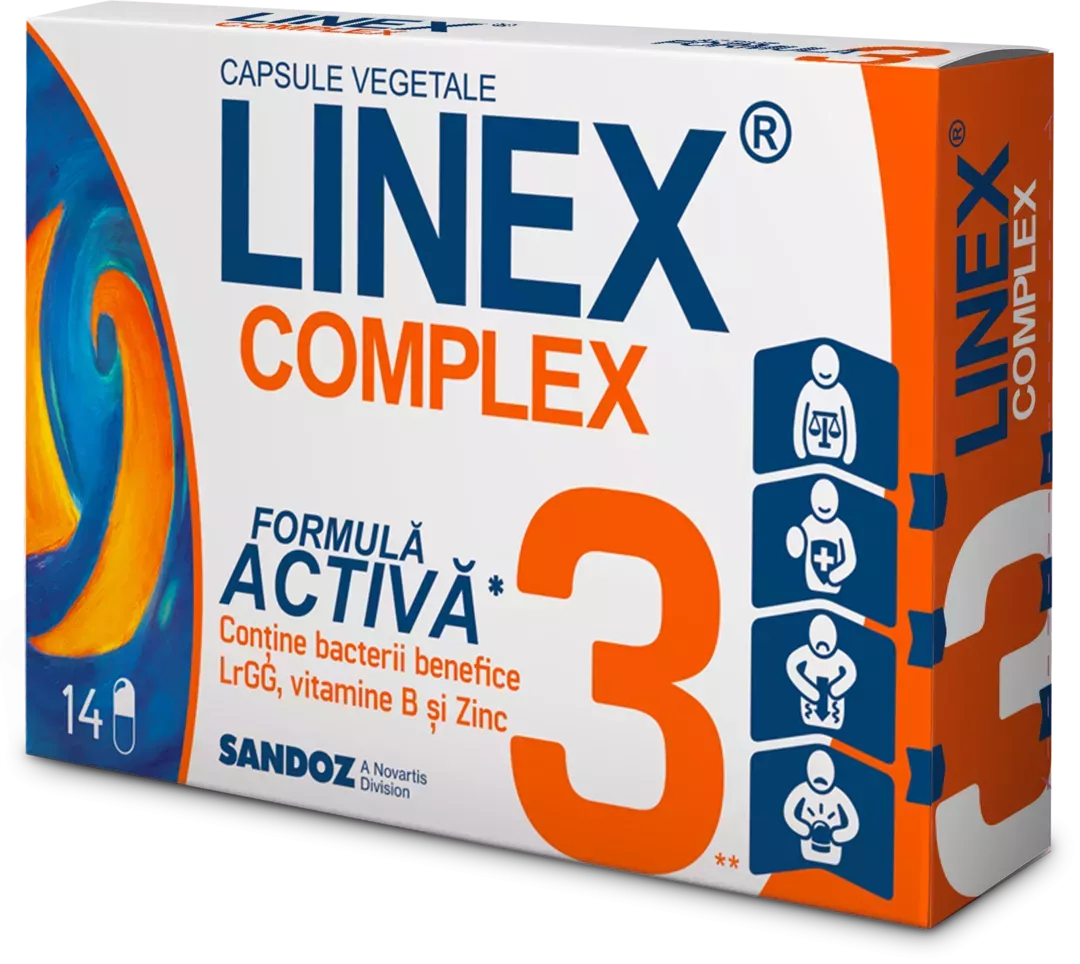 LINEX COMPLEX X 14 CAPSULE, [],larafarm.ro