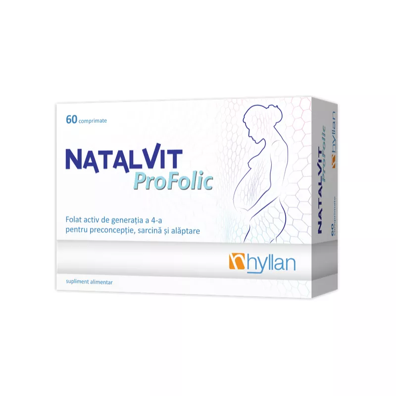 NATALVIT PROFOLIC X 60 COMPRIMATE, [],larafarm.ro
