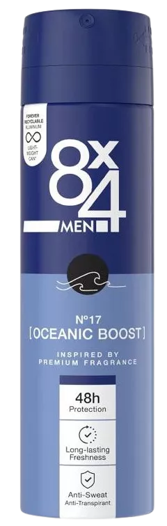 8X4 DEODORANT MEN OCEANIC BOOST 150ML 30/BAX, [],lucidiusmarket.ro