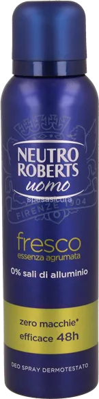 Antiperspirant Spray Neutro Roberts Uomo