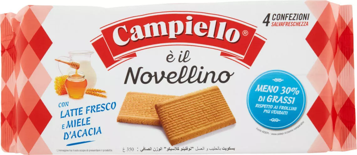 Biscuiti Campiello e il Novellino Cu Lapte Si Miere
