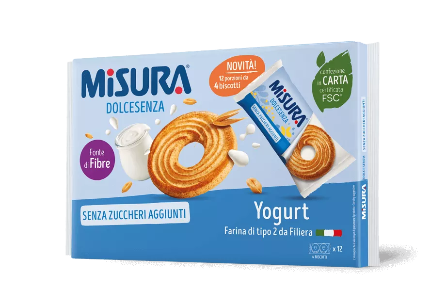 Biscuiti Fara Zahar Misura con Yogurt