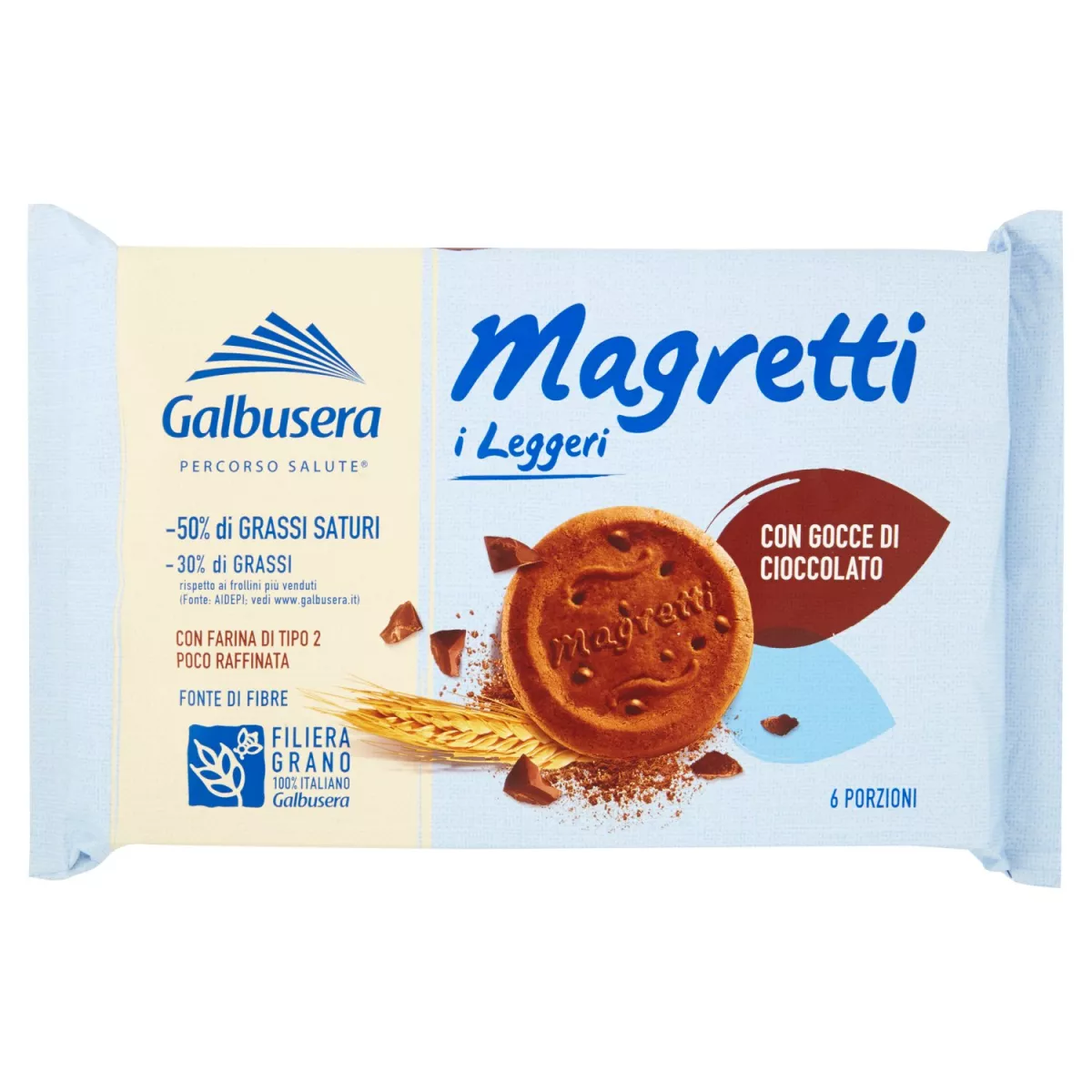 Biscuiti Magretti Galbusera Cu Bucati De Ciocolata