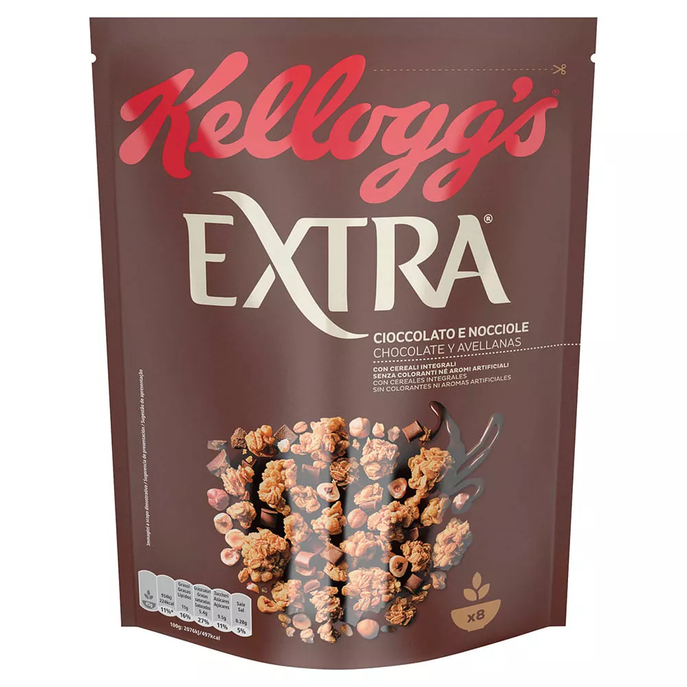 Cereale Extra Ciocolata si Alune - Kellogg`s 