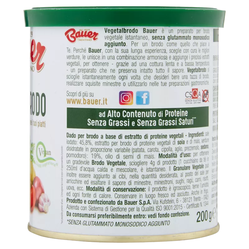 Condiment Supa Vegetal Brodo Bauer