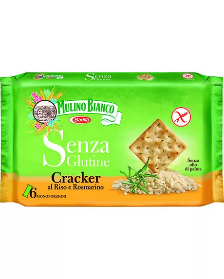 Cracker Fara Gluten Mulino Bianco Riso e Rosmarino