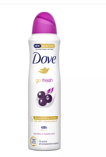 Deodorant Spray Dove Acai Berry & Waterlily