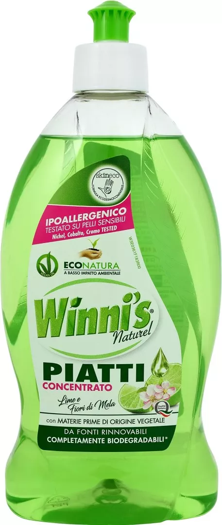 Detergent de Vase Concentrat Winni's Lime si Flori de Mar
