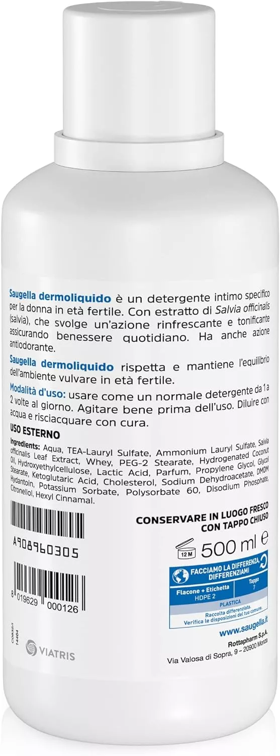Detergent Intim Cu Salvie Saugella pH 3,5