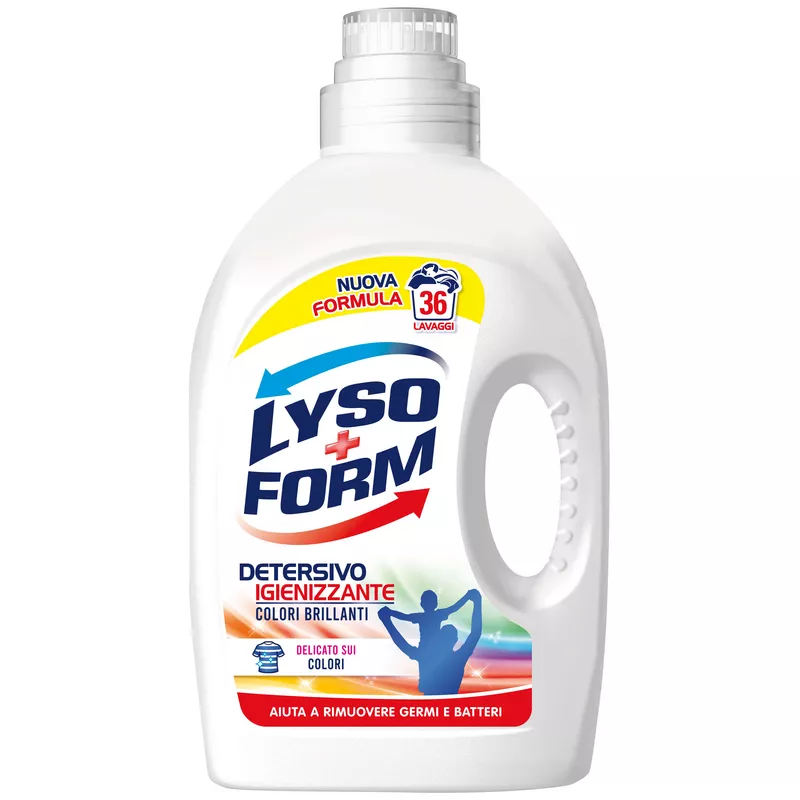Detergent lichid Lyso Form Igienizzante Rufe Colorate 36 Spalari