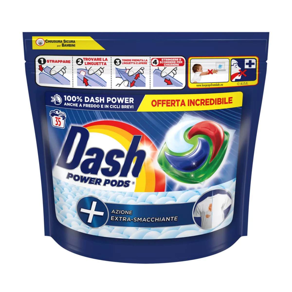 Detergent Pernute Dash Power Pods Extra-Smacchiante