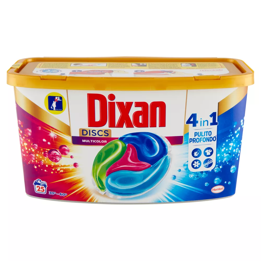 Detergent pernute Dixan Multicolor Discs 4 in 1 