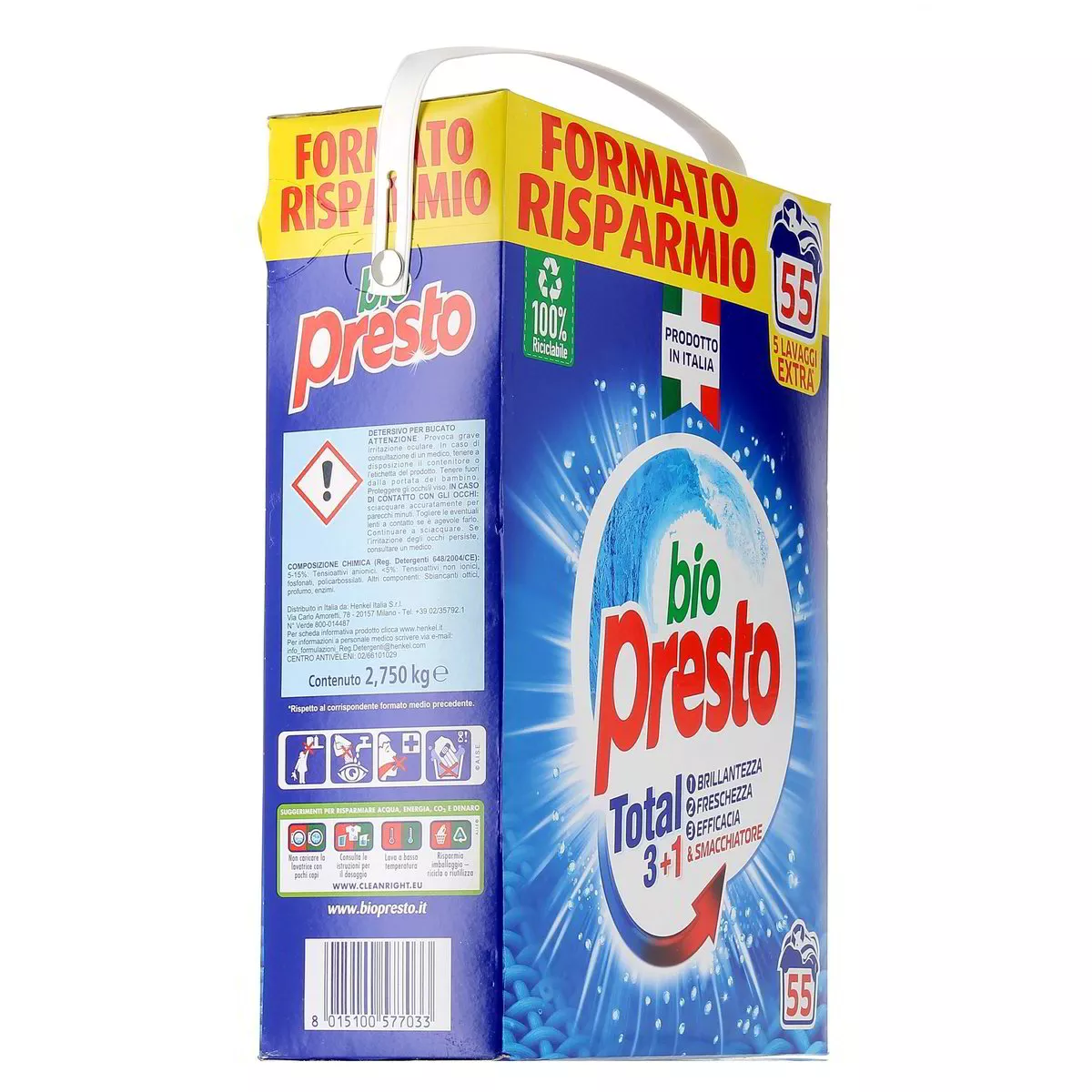 Detergent Praf 55 Spalari Bio Presto