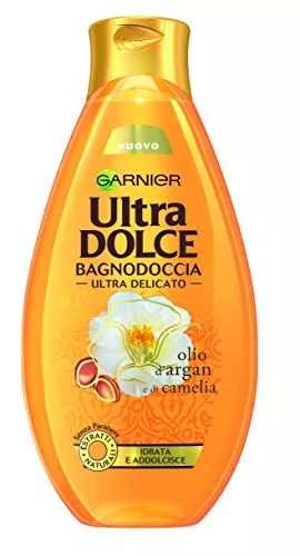 Gel de Dus Ultra Dolce Garnier - Ulei de Argan si Ulei de Camellia 