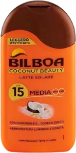 Lapte Solar Bilboa cu Coconut Beauty- 15 SPF 