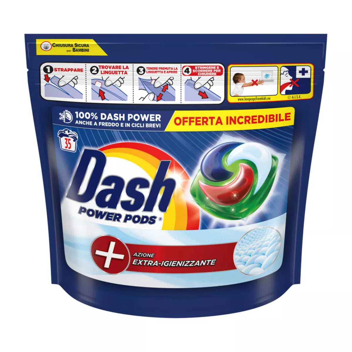 Pernute Dash Power Pods Extra- Igienizzante