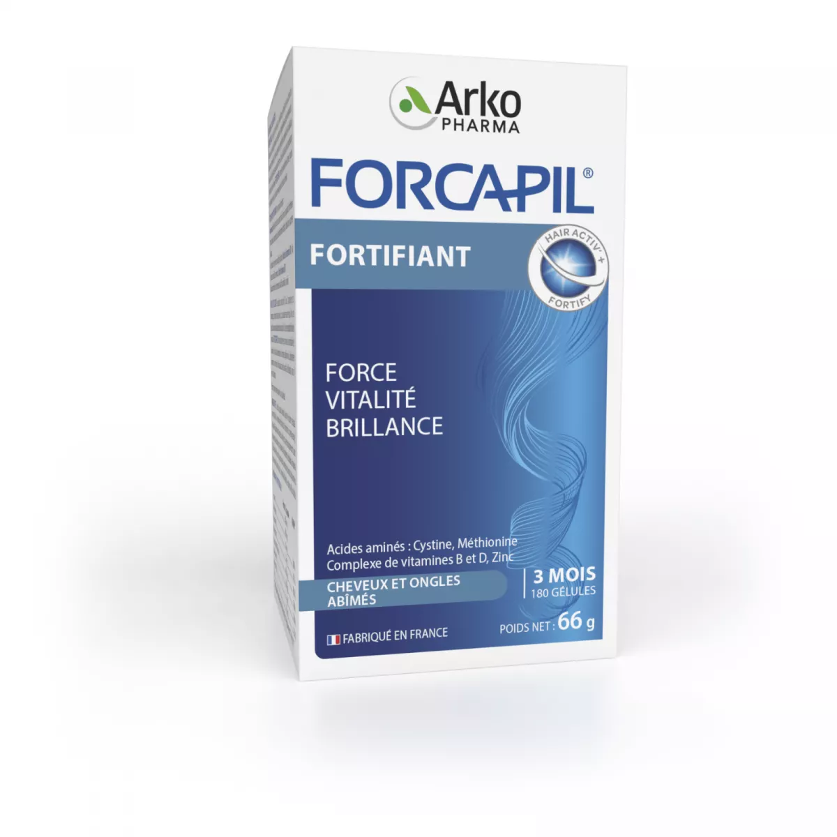 Forcapil® Fortifiant pentru păr și unghii 180 capsule
