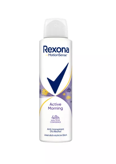 Antiperspirant deodorant spray Rexona Active Morning, 150ml, [],drogheriemb.ro