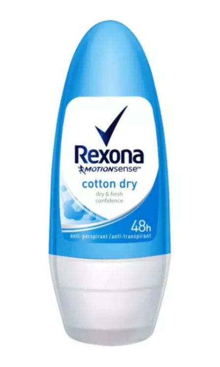 Antiperspirant Roll-on Rexona Cotton Dry Fresh, 50ml, [],drogheriemb.ro
