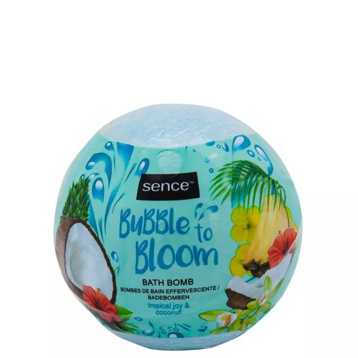 Bomba de baie efervescenta Sence Tropical Joy & Coconut, 120g, [],drogheriemb.ro