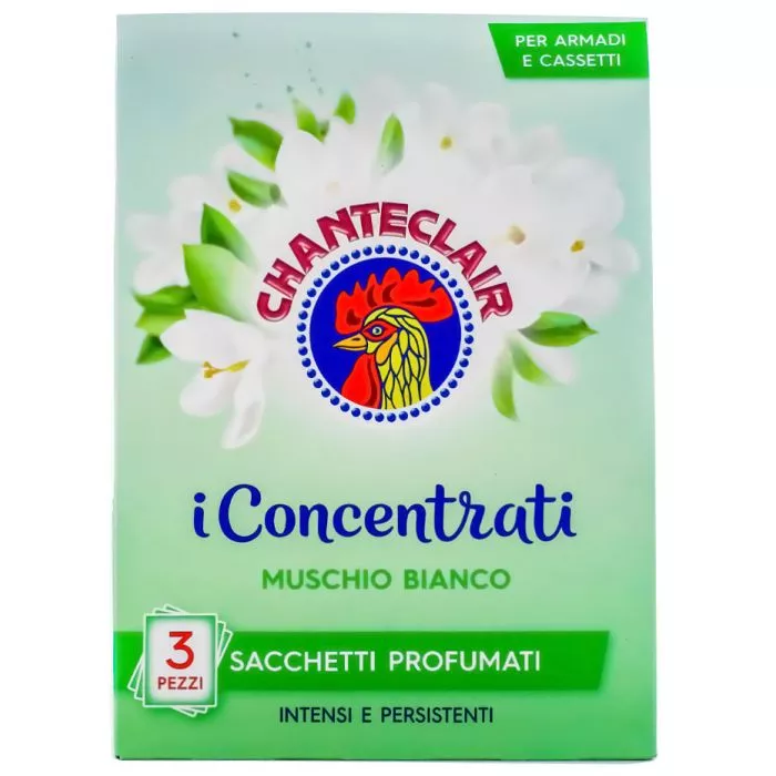 Saculeti Parfumati pentru haine Chanteclair Muschio Bianco, 3buc, [],drogheriemb.ro