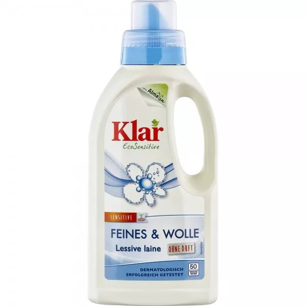 Detergent lichid haine fine si lana, 500ml  KLAR, [],drogheriemb.ro