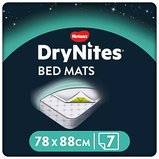 Aleze Protectie pentru pat Huggies Drynites , 88x78cm, 7 buc, [],drogheriemb.ro