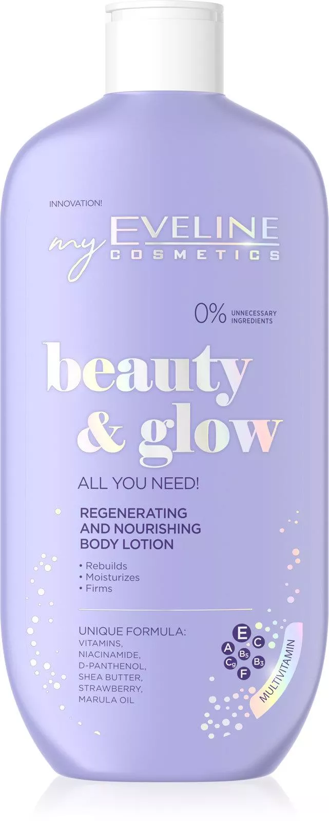 Lotiune de corp Beauty & Glow Regenerating and Nourishing Eveline Cosmetics, 350ml, [],drogheriemb.ro
