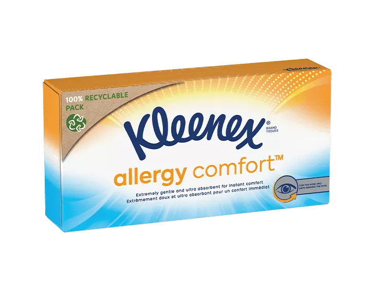 Servetele uscate KLEENEX Box Allergy Comfort, 56 buc, [],drogheriemb.ro