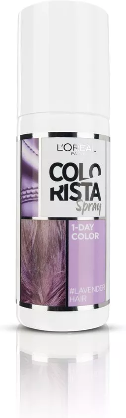 Spray colorant de 1 zi L'Oréal Paris Colorista Lavander, 75 ml, [],drogheriemb.ro